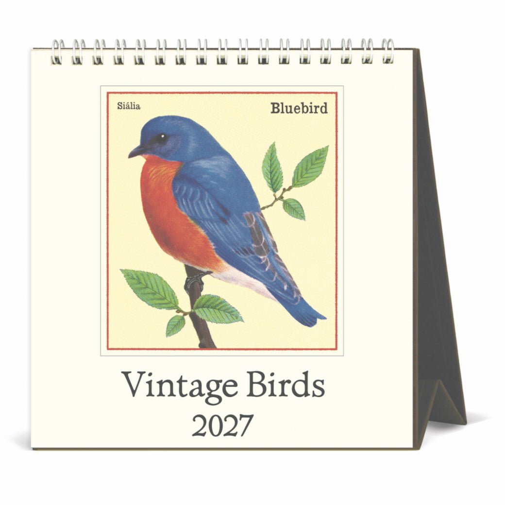 2027 Birds Desk Calendar - Marmalade Mercantile