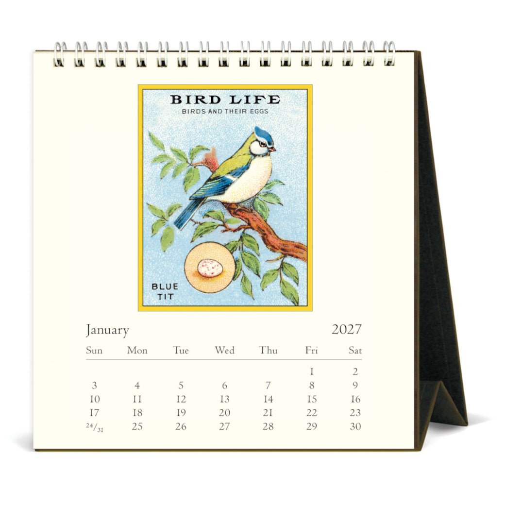 2027 Birds Desk Calendar - Marmalade Mercantile