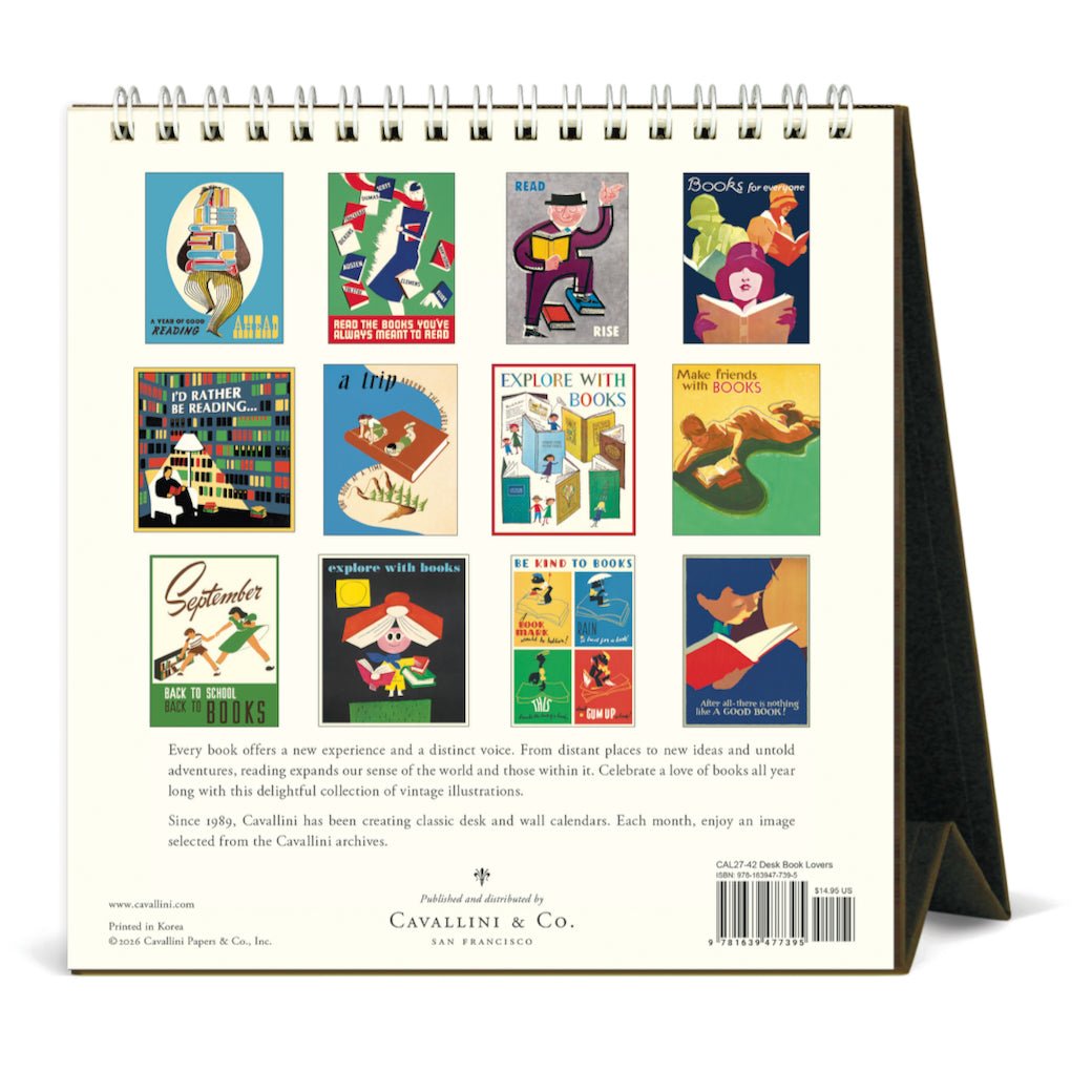 2027 Desk Calendar Book Lovers - Marmalade Mercantile