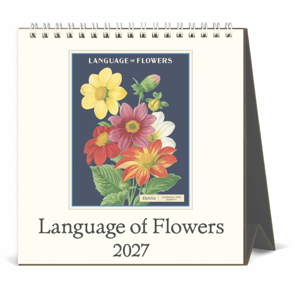 2027 Desk Calendar Language of Flowers - Marmalade Mercantile