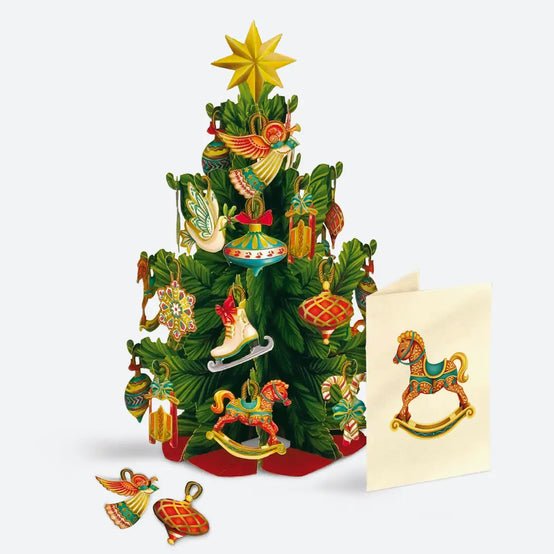 3-D Mini Christmas Tree Pop Up Card - Marmalade Mercantile