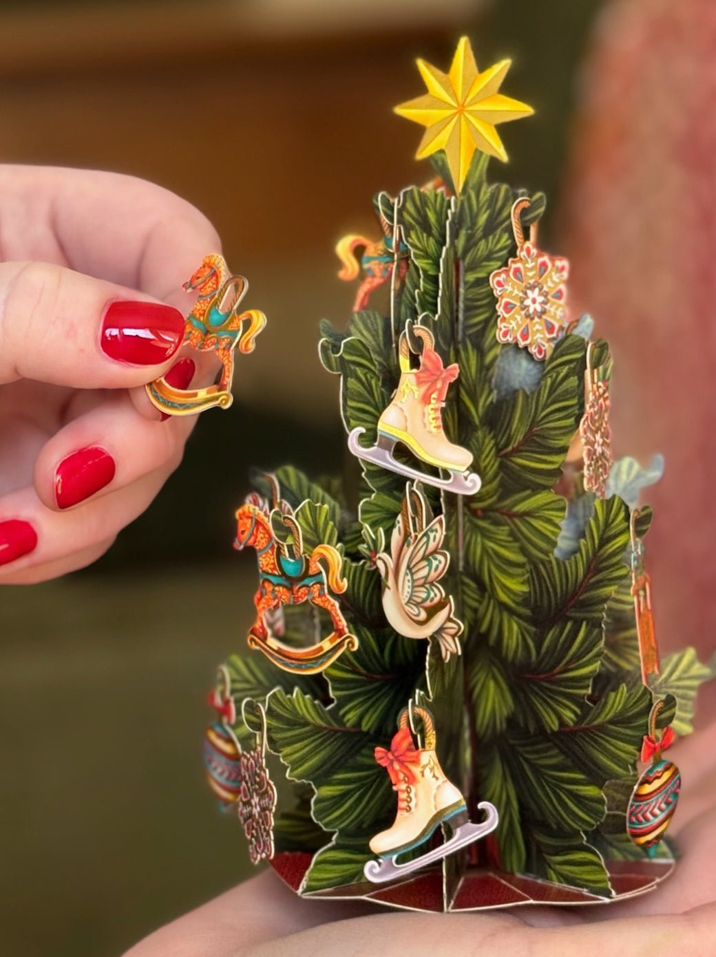 3-D Mini Christmas Tree Pop Up Card - Marmalade Mercantile