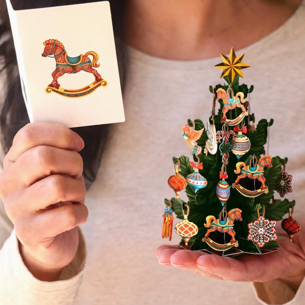 3-D Mini Christmas Tree Pop Up Card - Marmalade Mercantile