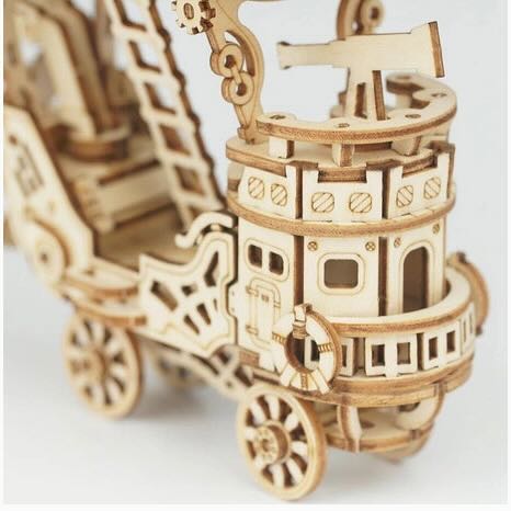 3D Laser Cut Wooden Puzzle Airship - Marmalade Mercantile