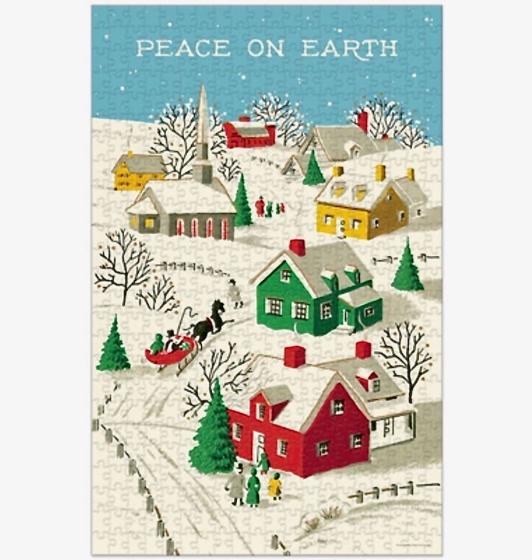 500 - piece Peace on Earth Christmas Jigsaw Puzzle - Marmalade Mercantile