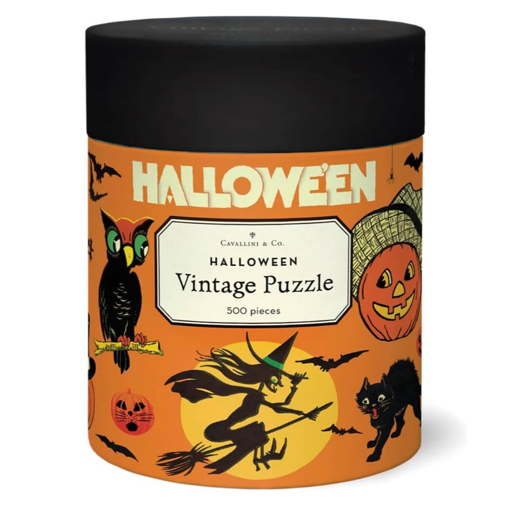500 - Piece Vintage - Style Halloween Jigsaw Puzzle - Marmalade Mercantile