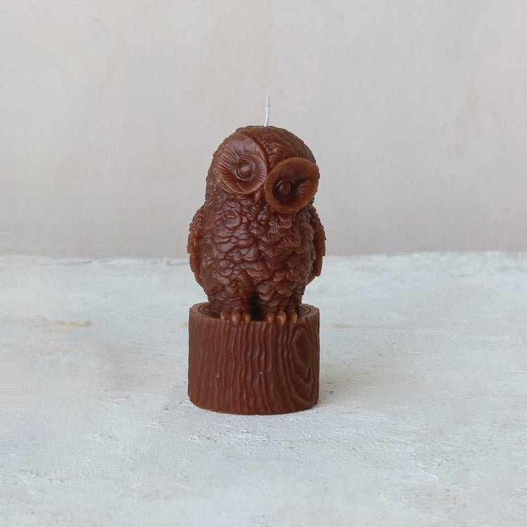 6” Unscented Owl Candle - Marmalade Mercantile