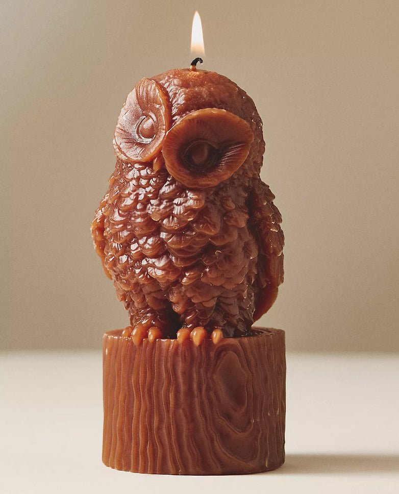 6” Unscented Owl Candle - Marmalade Mercantile