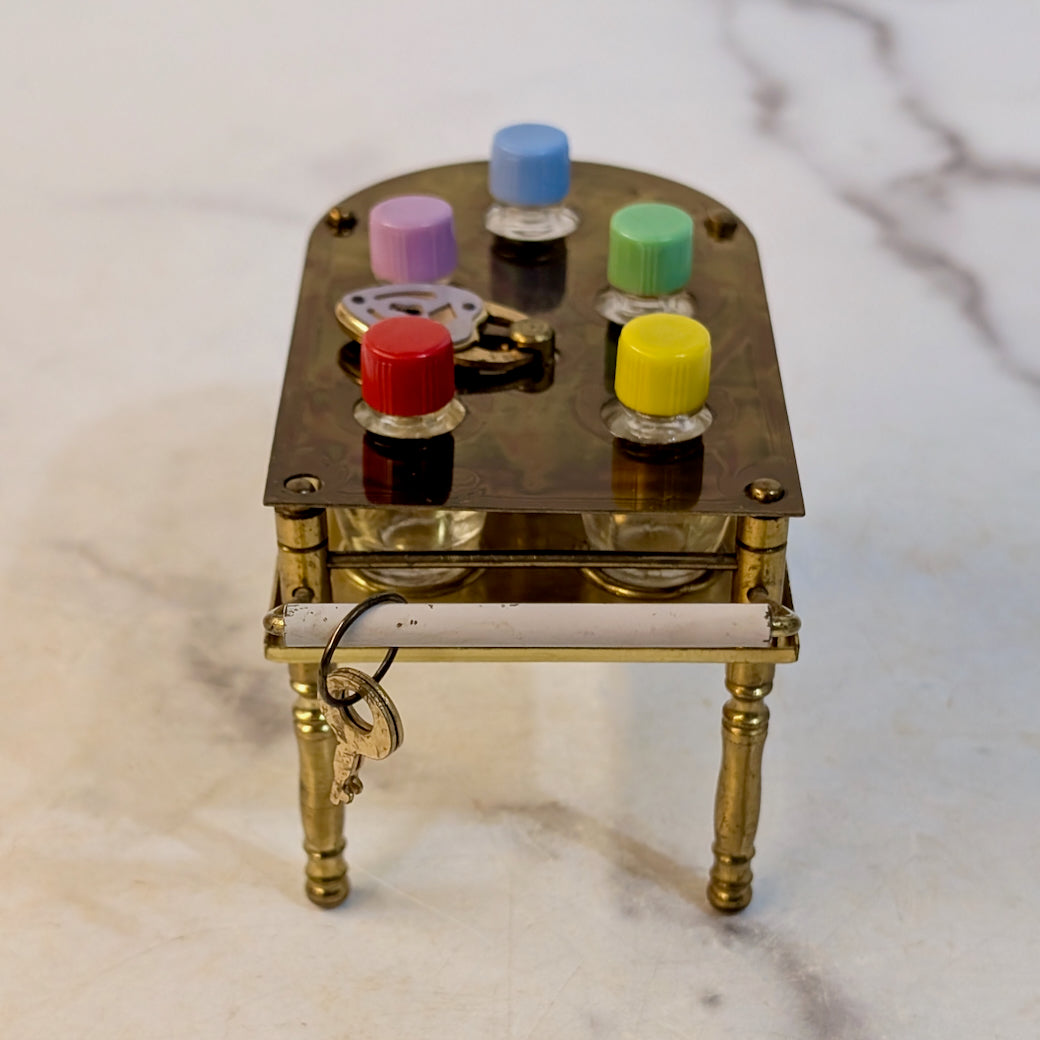 Vintage Karoff “Tea Cart” Perfume Caddy, ca. 1930-40s