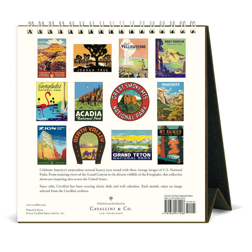 National Parks 2024 Desk Calendar