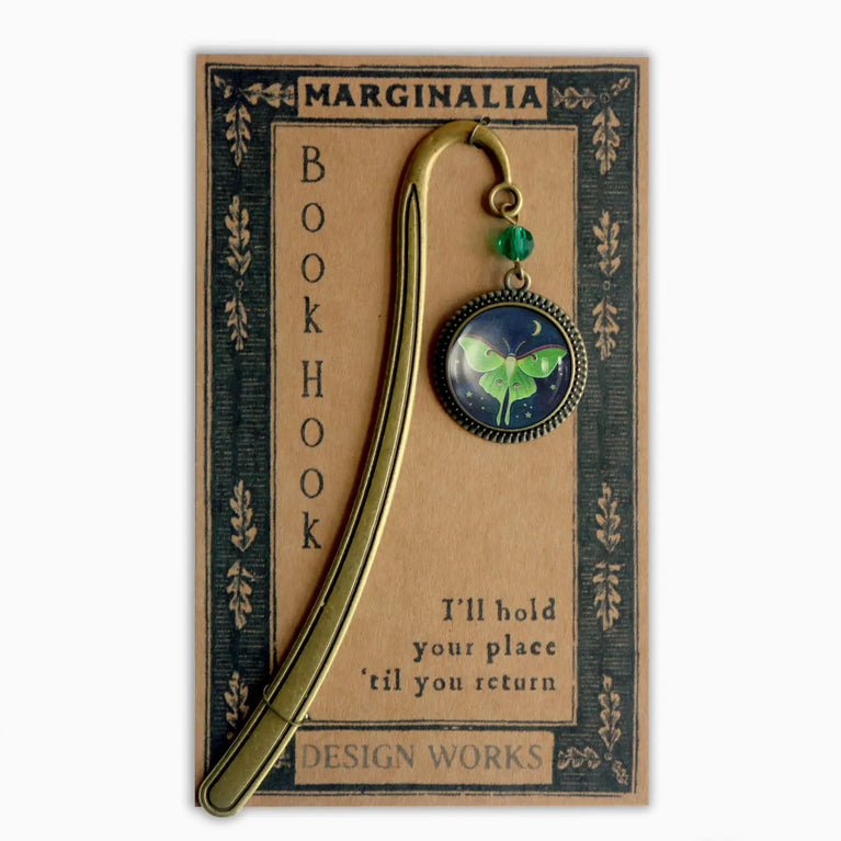 Luna Moth Book Hook Bookmark