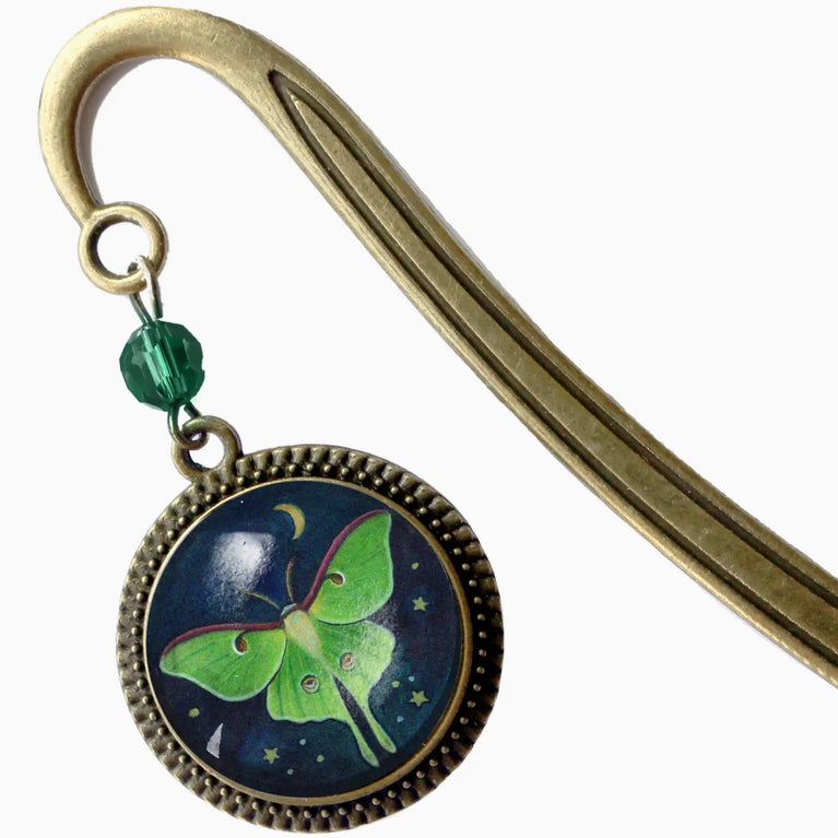 Luna Moth Book Hook Bookmark