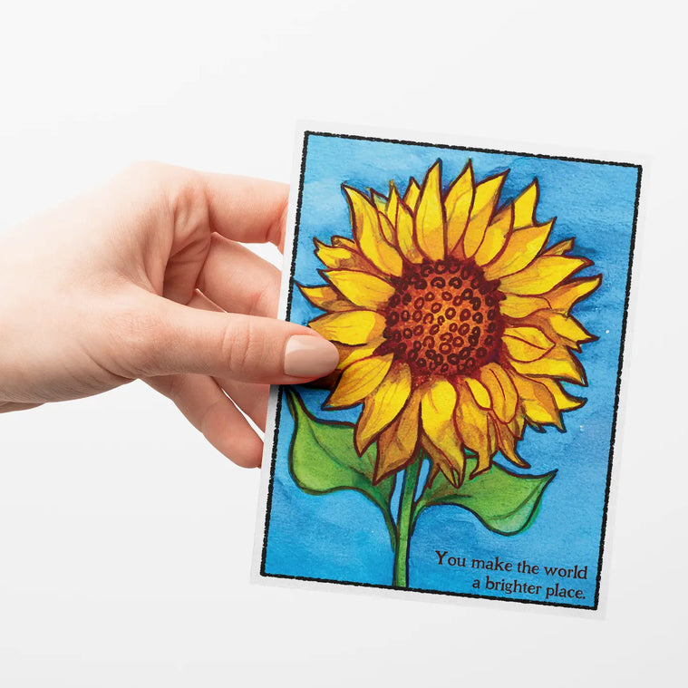 You Make the World a Better Place Gratitude Note Card