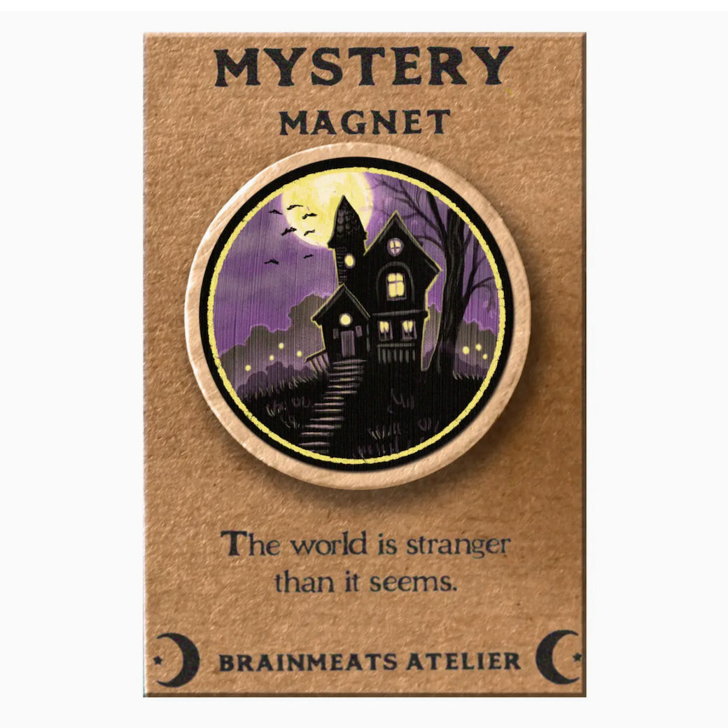 Haunted House Magnet Token for Curiosity & Wonder