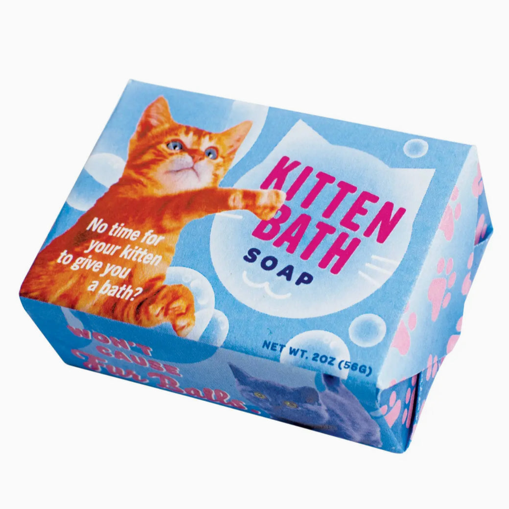 Set of Two Mini Kitten Bath Soaps