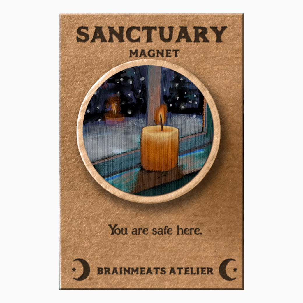 Sanctuary Magnet Token for Safety & Comfort