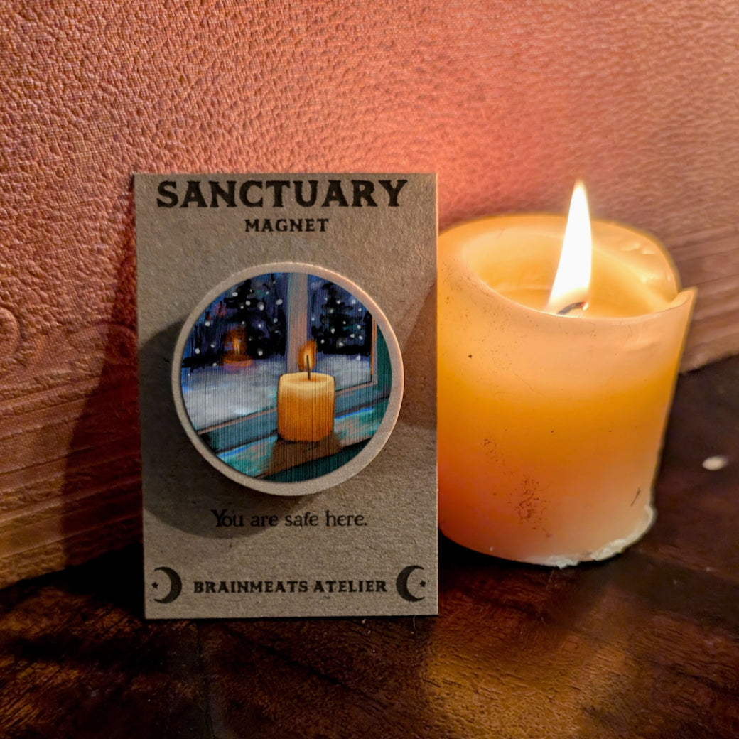 Sanctuary Magnet Token for Safety & Comfort