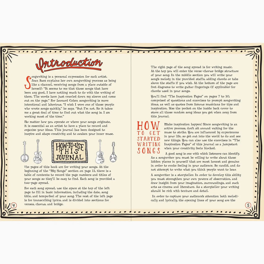 Songwriter’s Journal