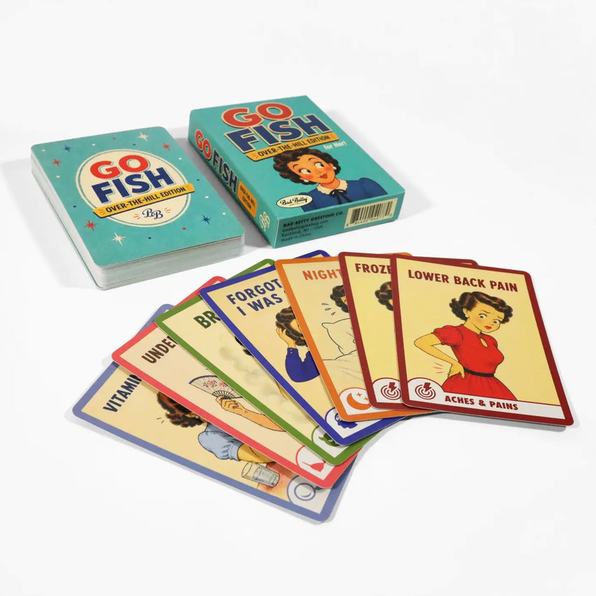 Go Fish: Over-The-Hill Edition For Her – Funny Card Game
