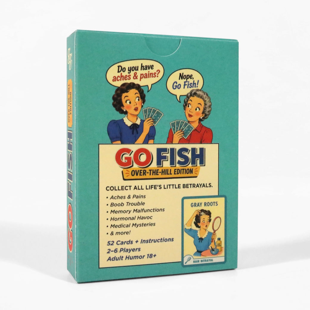 Go Fish: Over-The-Hill Edition For Her – Funny Card Game