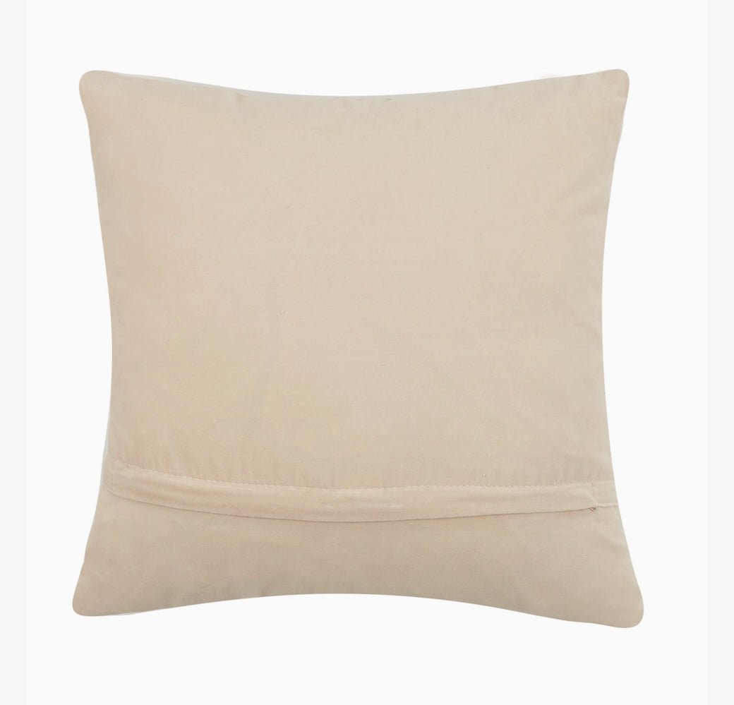 Amaryllis Flower with Holly Hooked Rug Holiday Pillow - Marmalade Mercantile