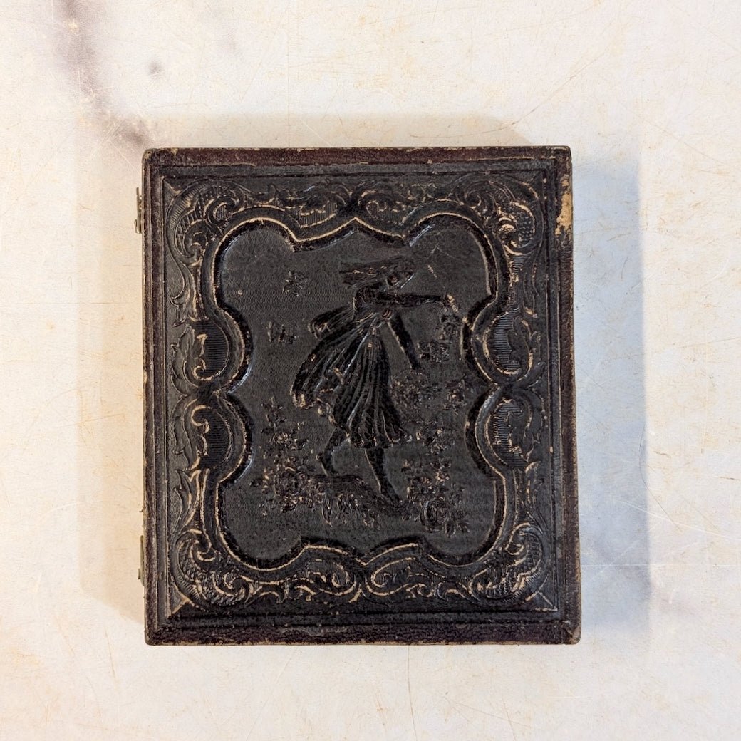 Antique Cased Ambrotype Image Young Boy W&WH Lewis - Marmalade Mercantile