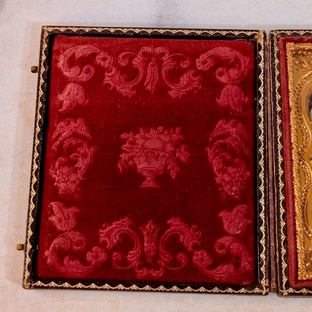 Antique Daguerreotype Image of Man & Woman - Marmalade Mercantile