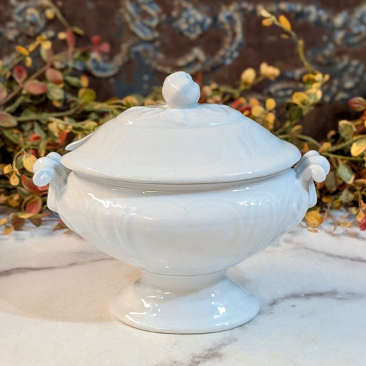 Antique English Ironstone Sauce Tureen St. Louis Shape - Marmalade Mercantile