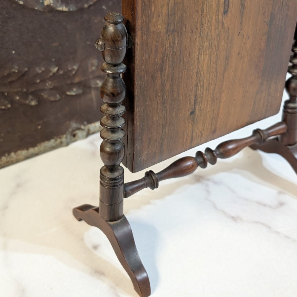 Antique Miniature Salesman Sample Inlaid Cheval Mirror - Marmalade Mercantile