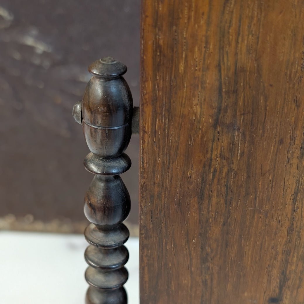 Antique Miniature Salesman Sample Inlaid Cheval Mirror - Marmalade Mercantile