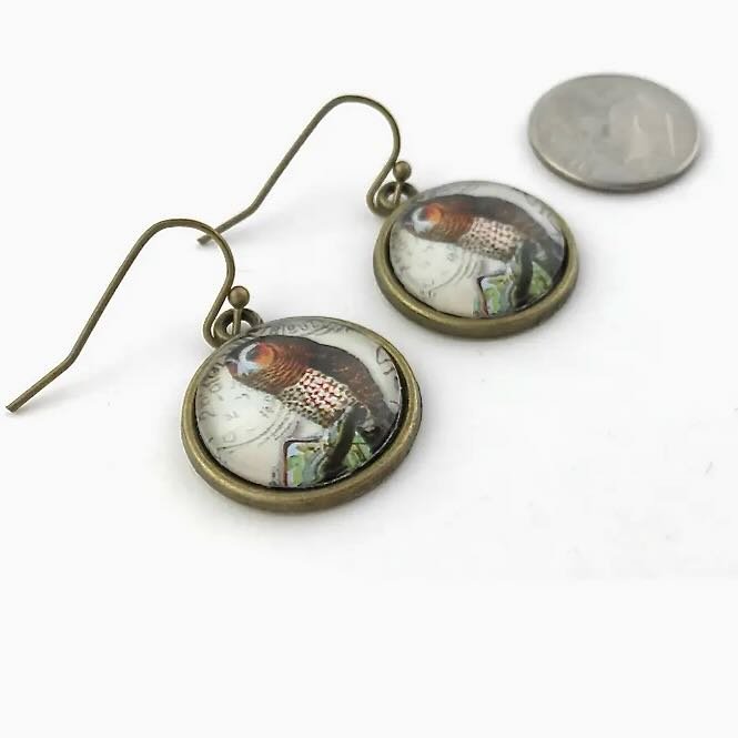 Autumn Owl Pierced Earrings - Marmalade Mercantile