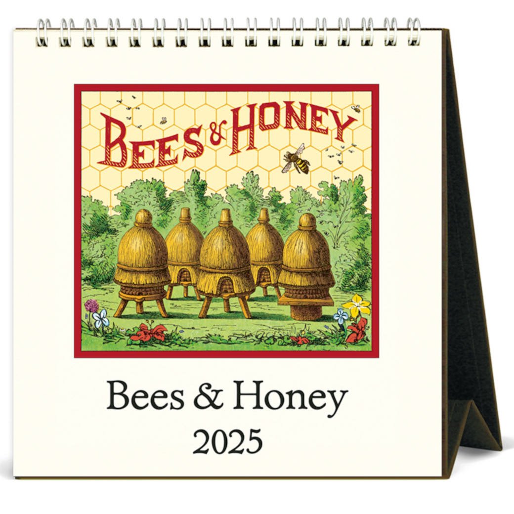 Bees and Honey 2025 Desk Calendar - Marmalade Mercantile