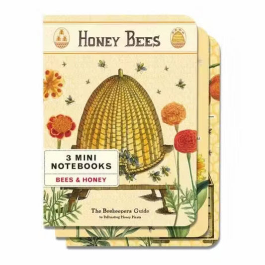 Bees & Honey Mini Pocket Notebooks Set of 3 - Marmalade Mercantile