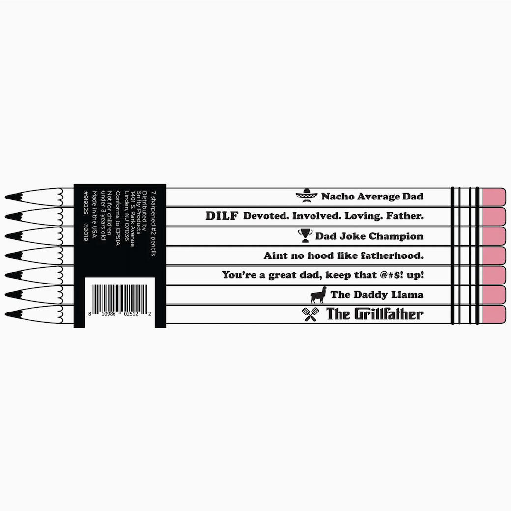 Best Dad Ever Set of Seven Pencils - Marmalade Mercantile