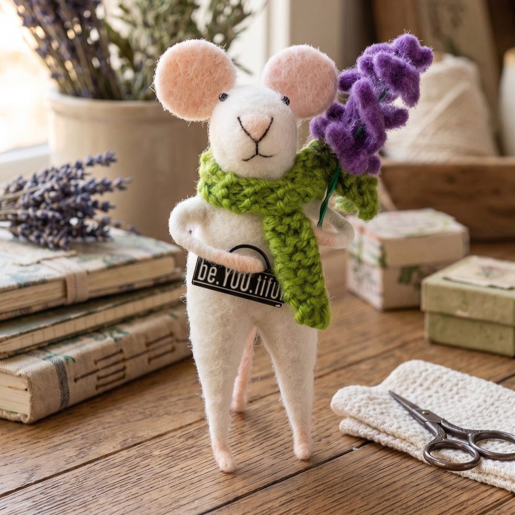 be.YOU.ti.ful Felt Mouse Critter - Marmalade Mercantile