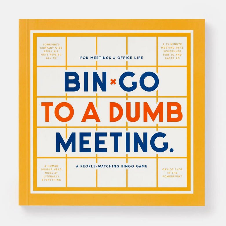 Bin - Go To A Dumb Meeting Bingo Book - Marmalade Mercantile
