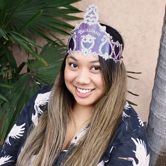 Brilliant Mailable Wearable Paper Tiara Greeting Card - Marmalade Mercantile