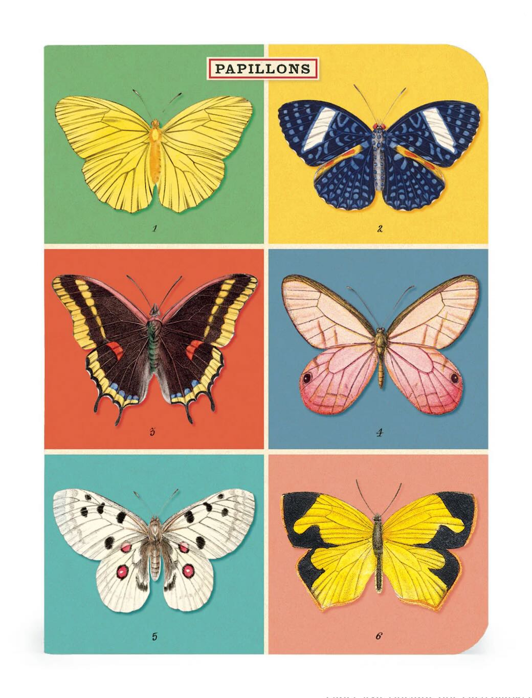 Butterflies Mini Pocket Notebooks Set of 3 - Marmalade Mercantile