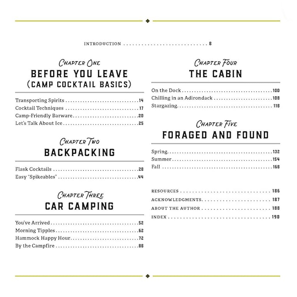 Camp Cocktails - Easy, Fun & Delicious Drinks for the Outdoors - Marmalade Mercantile