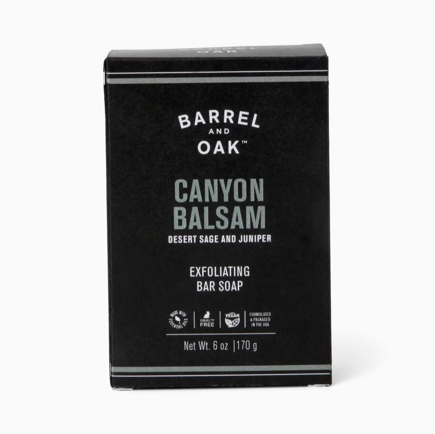 Canyon Balsam Desert Sage and Juniper Exfoliating Bar Soap 6oz - Marmalade Mercantile