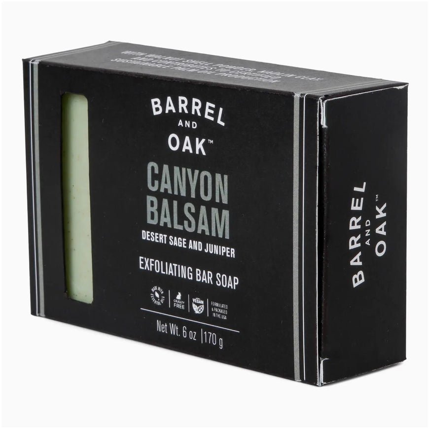 Canyon Balsam Desert Sage and Juniper Exfoliating Bar Soap 6oz - Marmalade Mercantile
