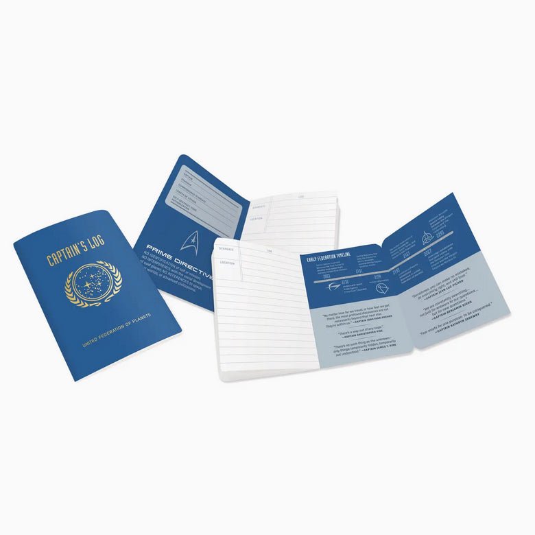 Captain's Log United Federation of Planets Notebook 5x7" - Marmalade Mercantile