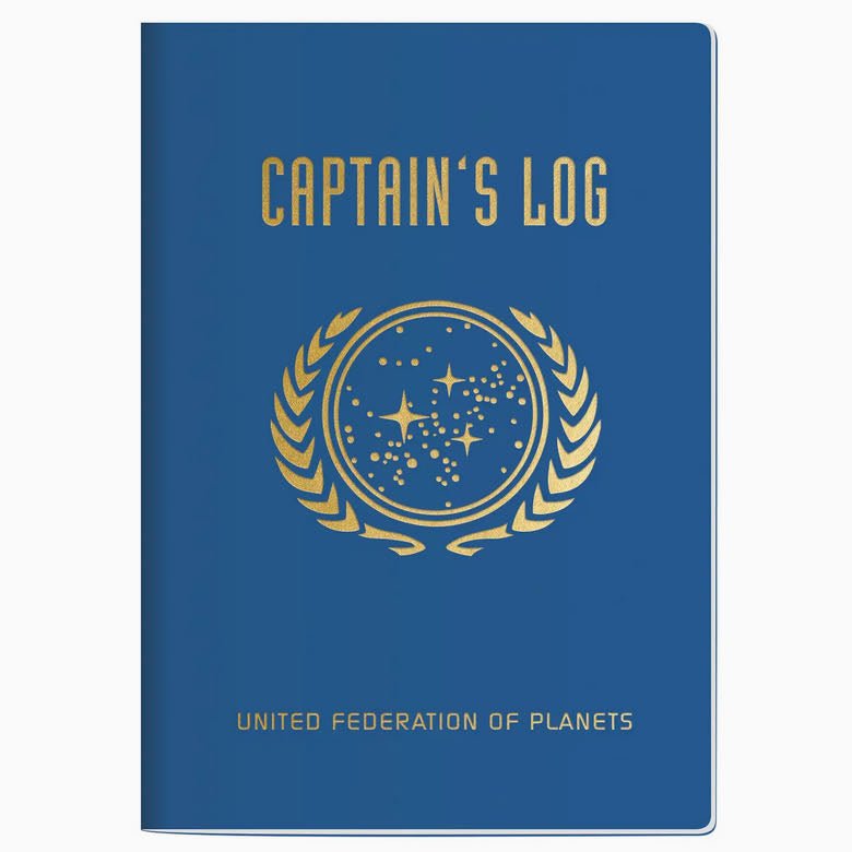 Captain's Log United Federation of Planets Pocket Sized Mini Notebook - Marmalade Mercantile