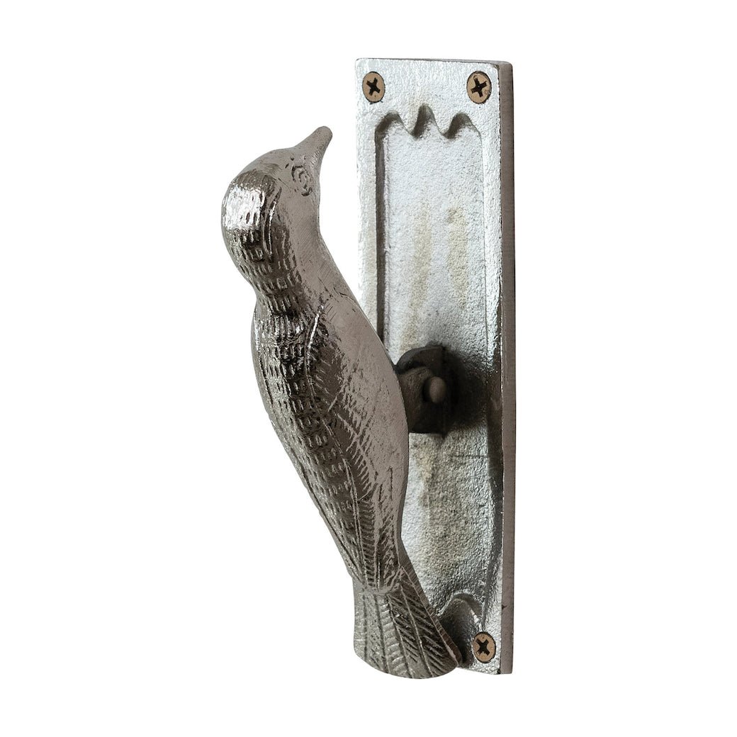 Cast Iron Bird - Shaped Woodpecker Door Knocker - Marmalade Mercantile