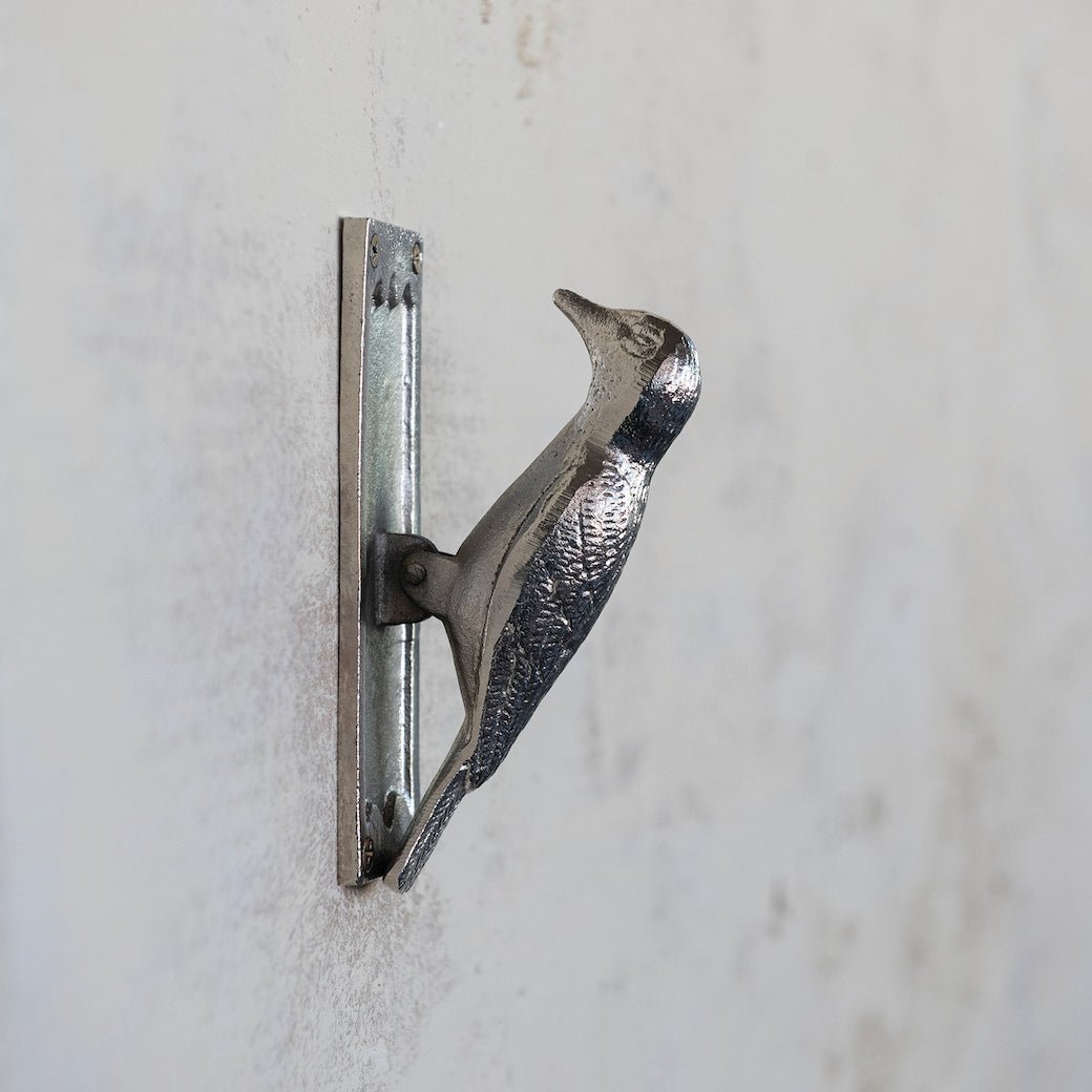 Cast Iron Bird - Shaped Woodpecker Door Knocker - Marmalade Mercantile