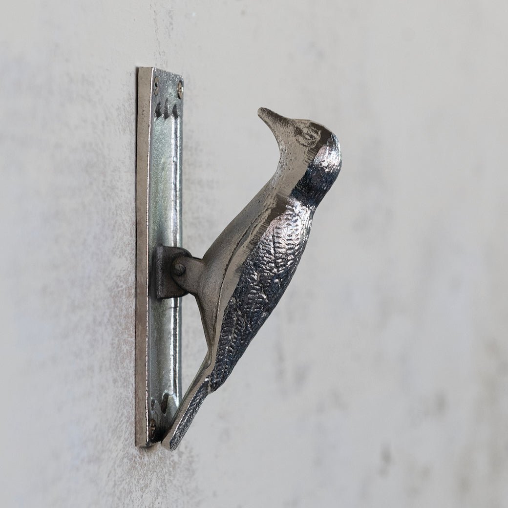 Cast Iron Bird - Shaped Woodpecker Door Knocker - Marmalade Mercantile