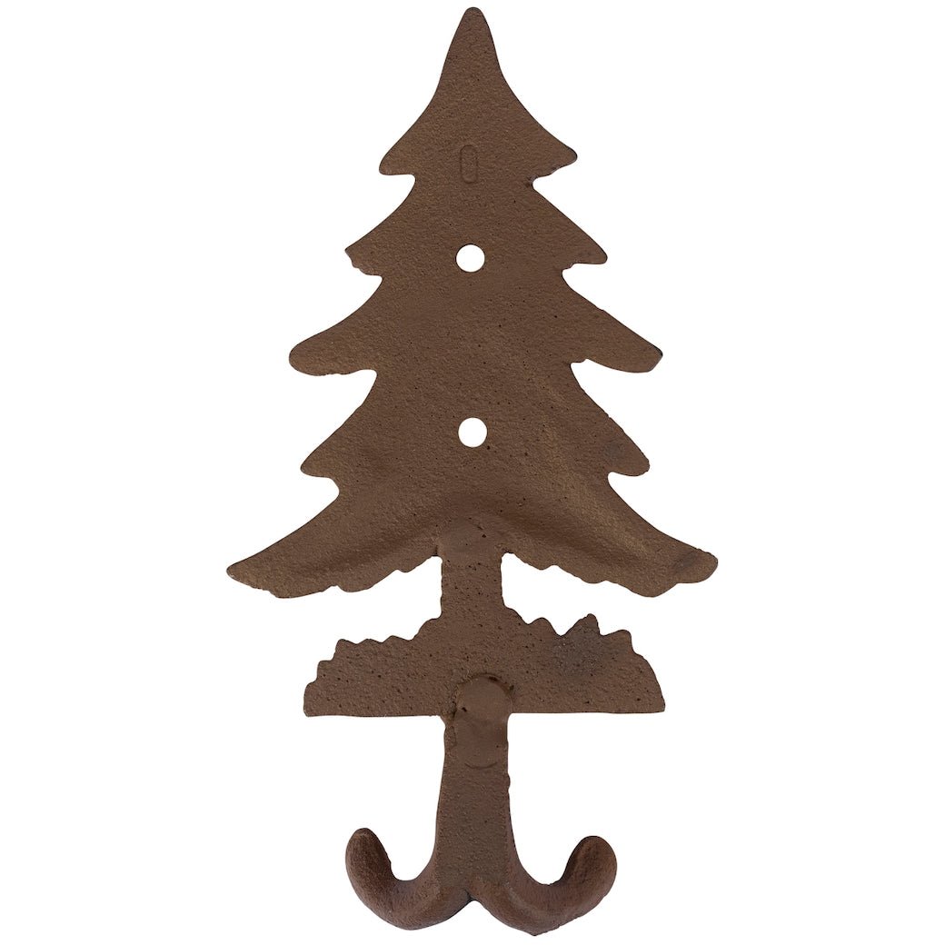 Cast Iron Pine Tree Double Wall Hook - Marmalade Mercantile