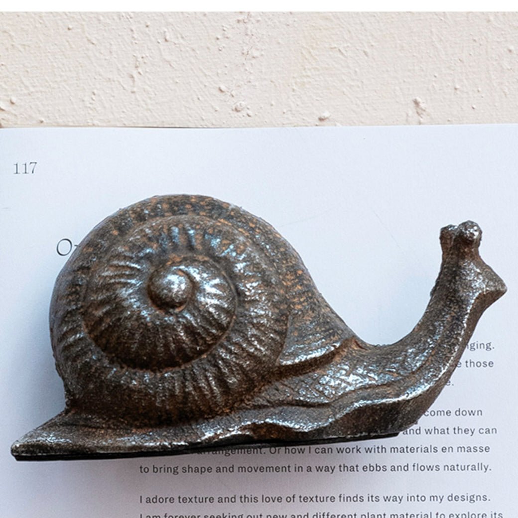 Cast Iron Snail Figure – Marmalade Mercantile