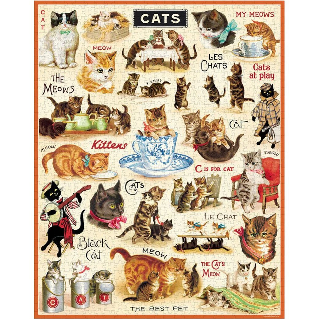 Cats & Kittens 1000 - Piece Jigsaw Puzzles - Marmalade Mercantile