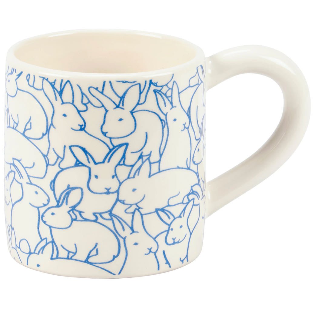 Charming 20oz Blue Bunnies Mug - Marmalade Mercantile